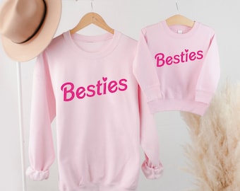 For Besties For Life Mommy & Me Matching Sweatshirts\ Family Matching Sweatshirts\ BFF\adult bffs