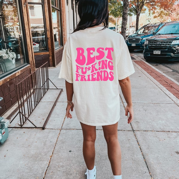 Best Friend Shirts, Matching Best Bitches Friends Sweatshirt, Wavy Sisters Hoodie, Bestie Bestfriends tees,  Best Fucking Friends