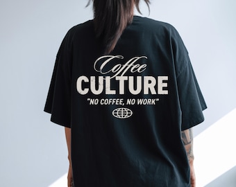Coffee Culture Coffee Lover Tee, Comfort Colors Shirt, Trendy Hippie Graphic Tee, Boho Graphic Tee, Retro
