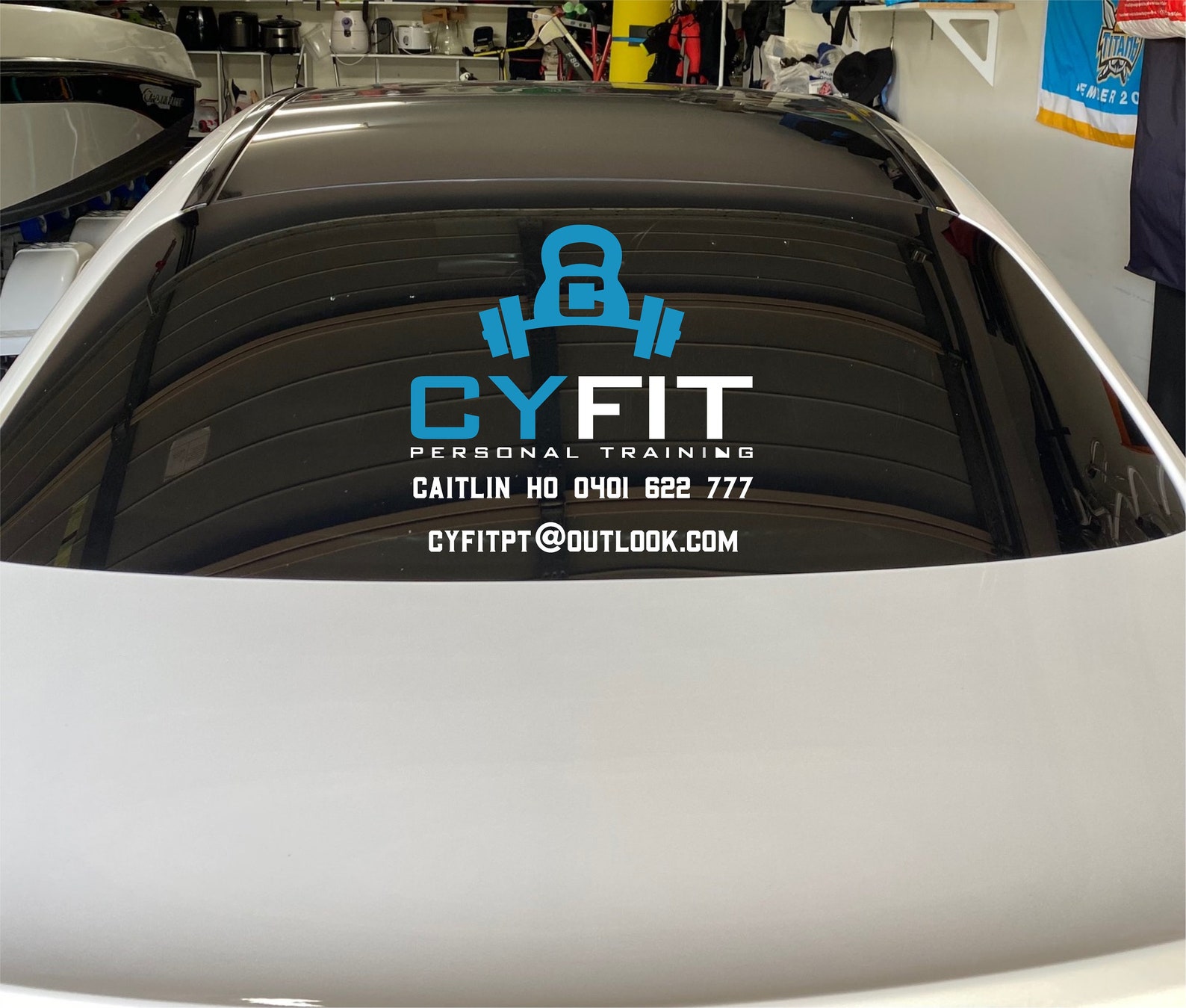 DIY Car decal rear window / promote your business car sticker Etsy