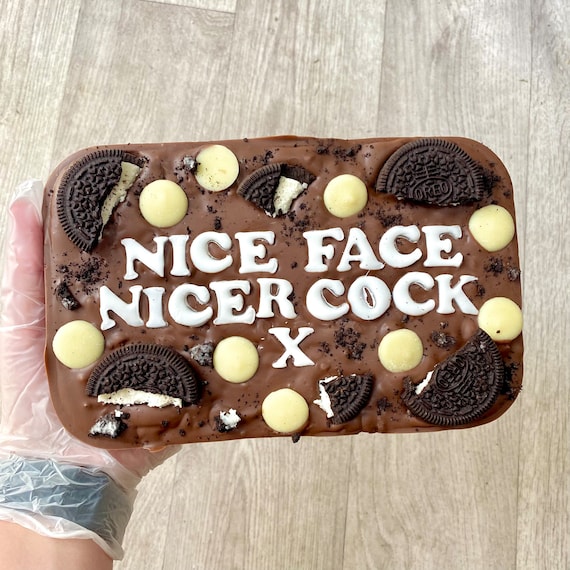 Personalised Chocolate Slab READ DESCRIPTION - birthday Father's Day gift, well done congratulations, secret santa rude funny new home house