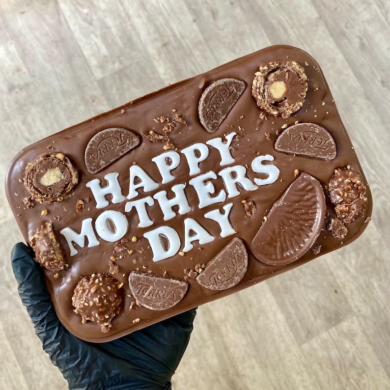 Personalised Chocolate Slab READ DESCRIPTION - birthday Father's Day gift, well done congratulations, secret santa rude funny new home house image 4