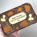 Personalised Chocolate Slab READ DESCRIPTION - birthday valentines gift, stocking filler, well done congratulations, secret santa rude funny