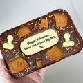 Personalised Chocolate Slab READ DESCRIPTION - birthday valentines gift, stocking filler, well done congratulations, secret santa rude funny