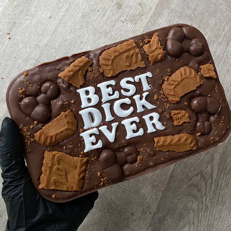 Personalised Chocolate Slab READ DESCRIPTION - birthday Father's Day gift, well done congratulations, secret santa rude funny new home house image 3