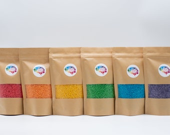 Rainbow Rice, Rainbow Sensory Rice, Sensory Bin Filler, Sensory Rice, Sensory Toys, Sensory Play, Colored Rice, Dyed Rice, Big Set.