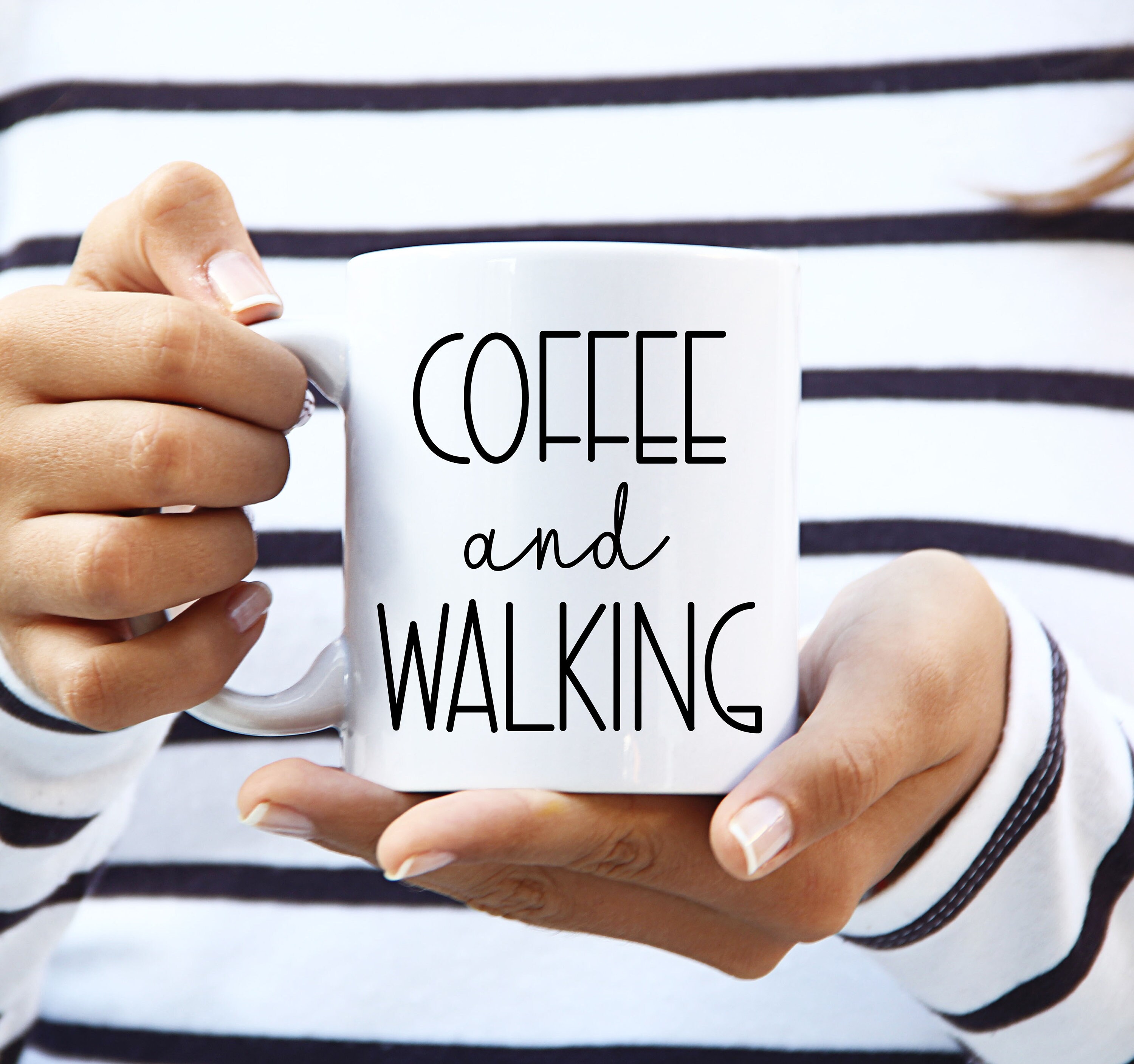 Walking Coffee Mug. Walking Coffee Cup. Walking Mug. Walking Etsy