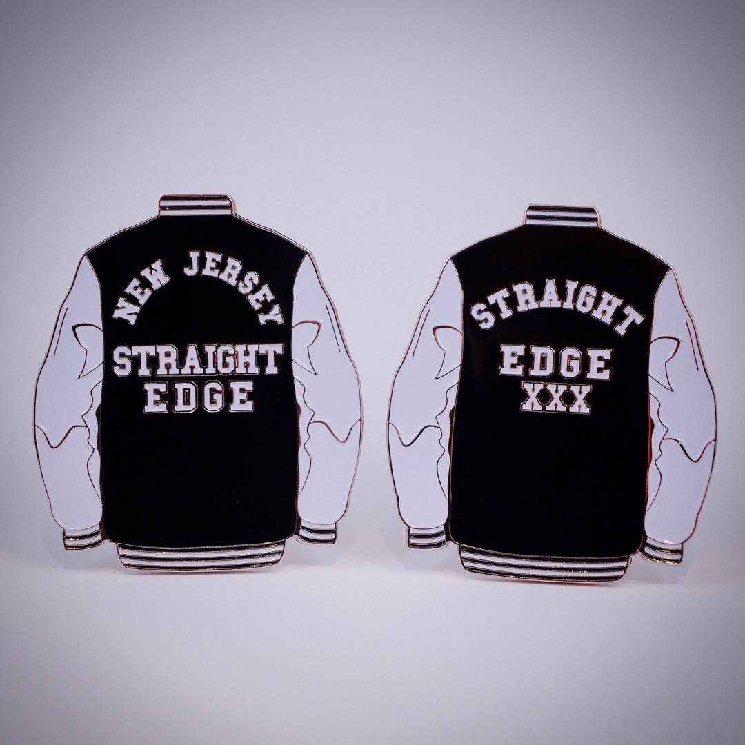 Youth Crew Straight Edge Pin Etsy