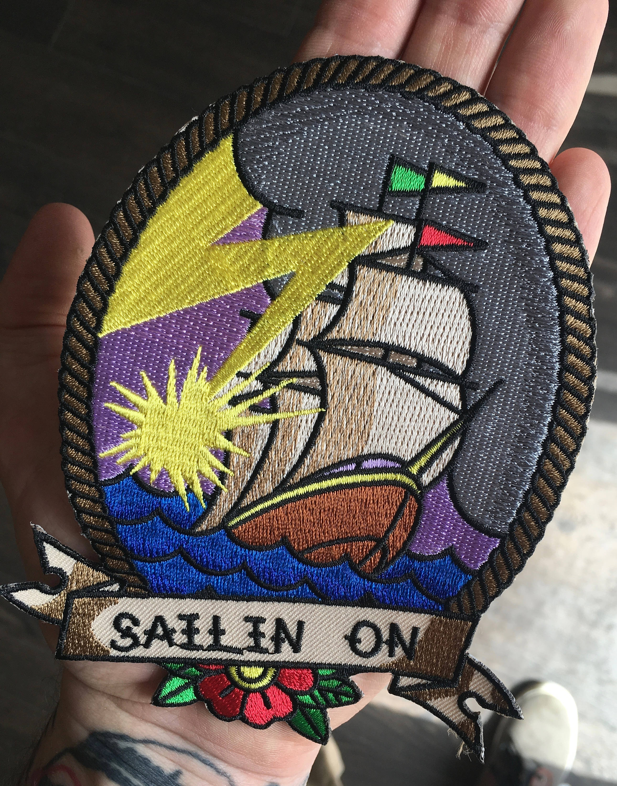 Sailing On' Patch Etsy