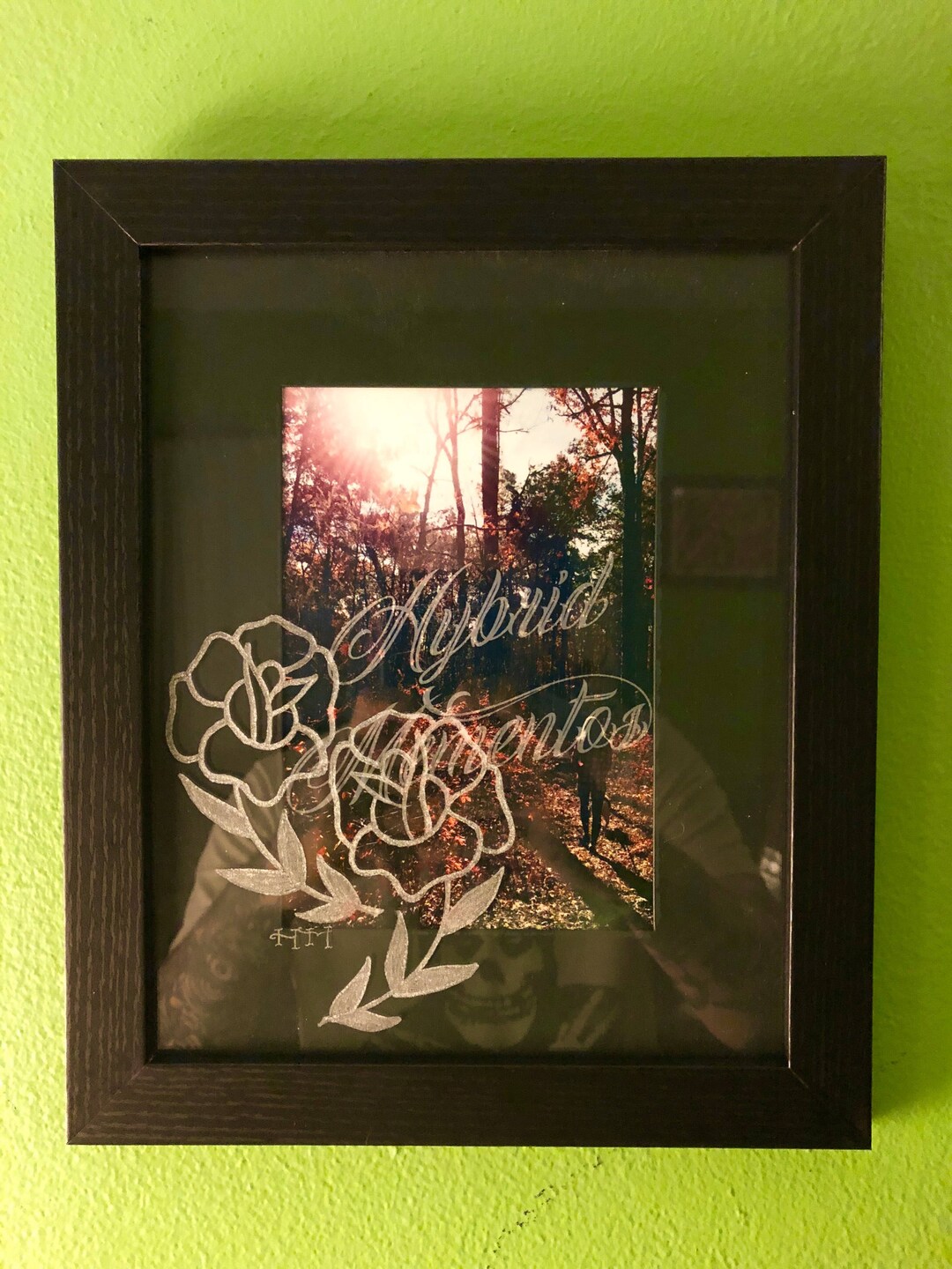 8x10 Engraved Glass Picture Frame Etsy