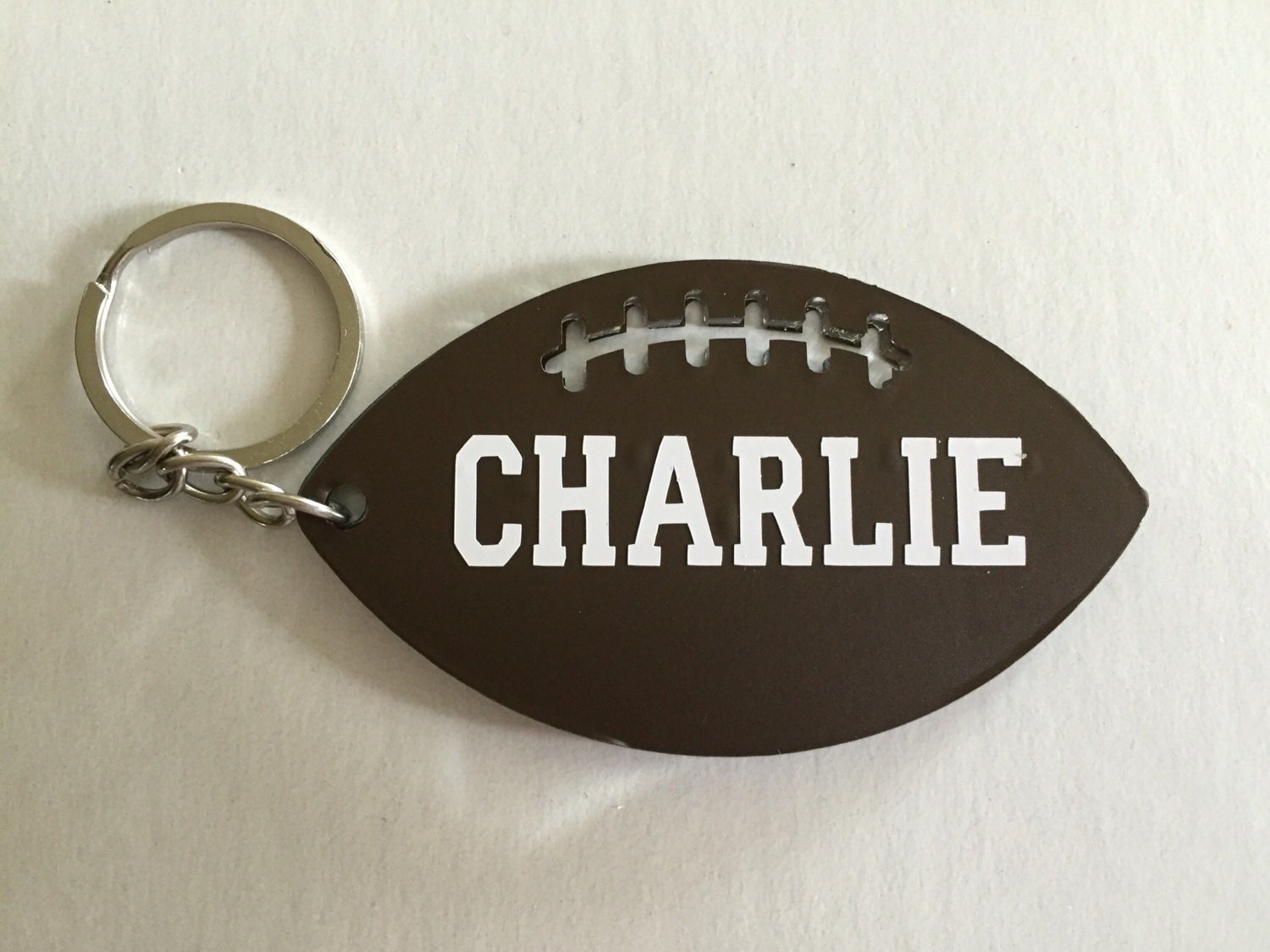 Personalized Football keychain Personalized Football Etsy