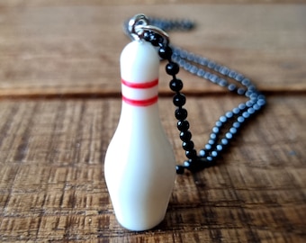 Necklace bowling pin | ball chain necklace