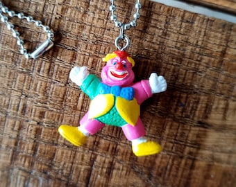 Necklace clown pipo | ball chain necklace clown vintage