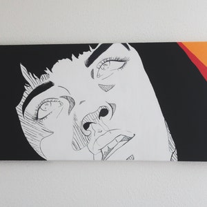 Handgemachte Mia Wallace - Pulp Fiction Kunstwerk 80x40cm