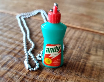 Necklace ANDY all-purpose cleaner | ball chain necklace ANDY all-purpose cleaner vintage