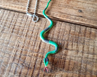 Necklace snake | ball chain necklace snake