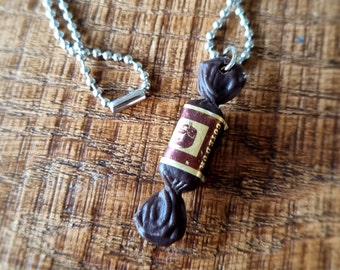 Necklace toffee chocolate Côte d'Or | ball chain necklace chocolate toffee Côte d'Or