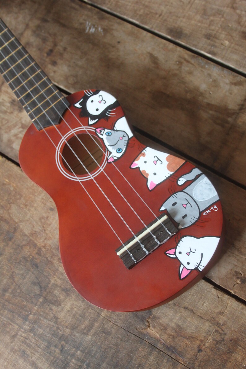 Cat ukulele | Etsy