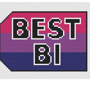 Best Bi Cross Stitch Pattern