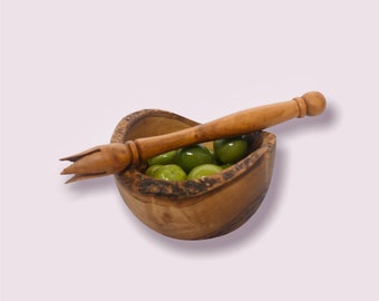 Oliver wood Picks, Olive Picker, fork, Christmas Day, 5th anniversary, Newly Weds unique gifts Christmas eco-friendly kitchen gift