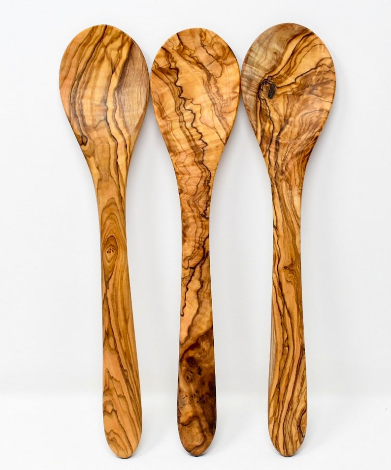 Best Seller Olive Wood Utensils Set Bundle and Save Kitchen Etsy
