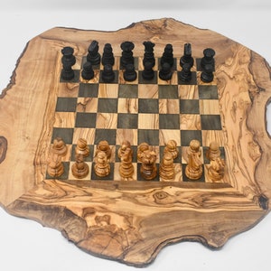 Medieval Fairy Fantasy Chess Board Game Set 3D Woodland Platform Resin  Pewter