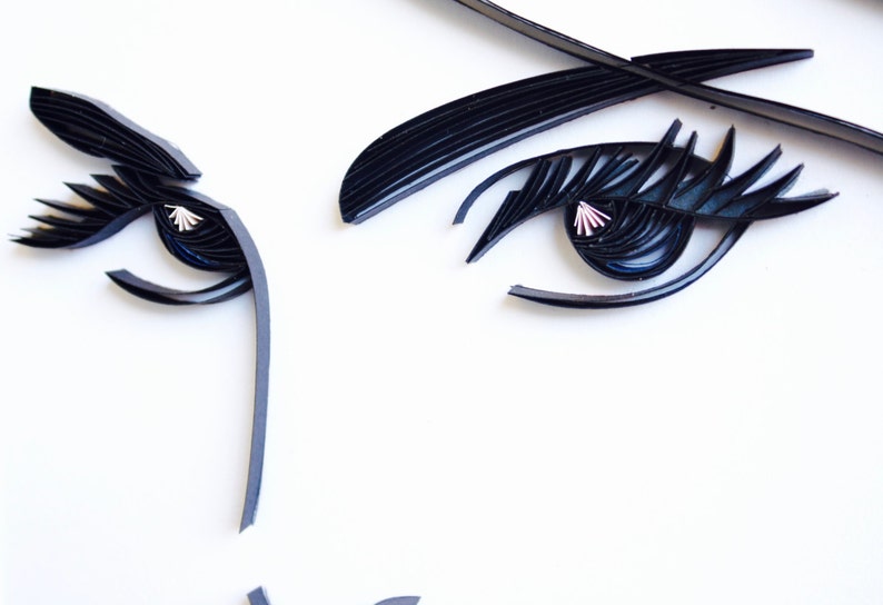 Undaunted Unique Paper Quilled Wall Art for Home Decor | Etsy