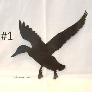 Mallard Duck flying Wall Art. Three Designs, Duck Sculpture, Metal duck, Hunting wall mount, Metal Sign Art, Outdoors, Water fowl,