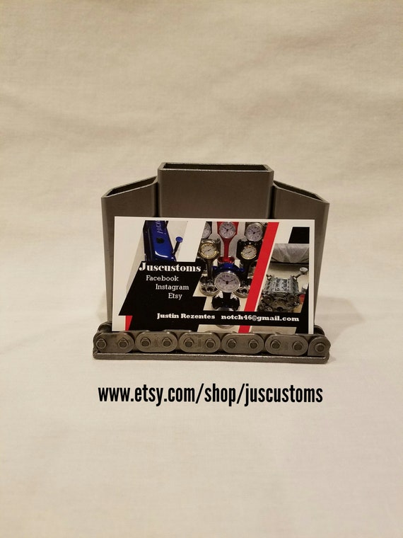 Business Card Holder Pen Organizer Automotive Parts Decor Business Card Holder Pen Organizer