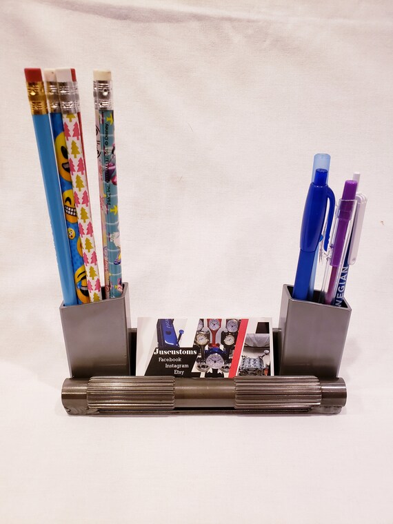 Business Card Holder Pen Organizer Automotive Parts Decor Etsy