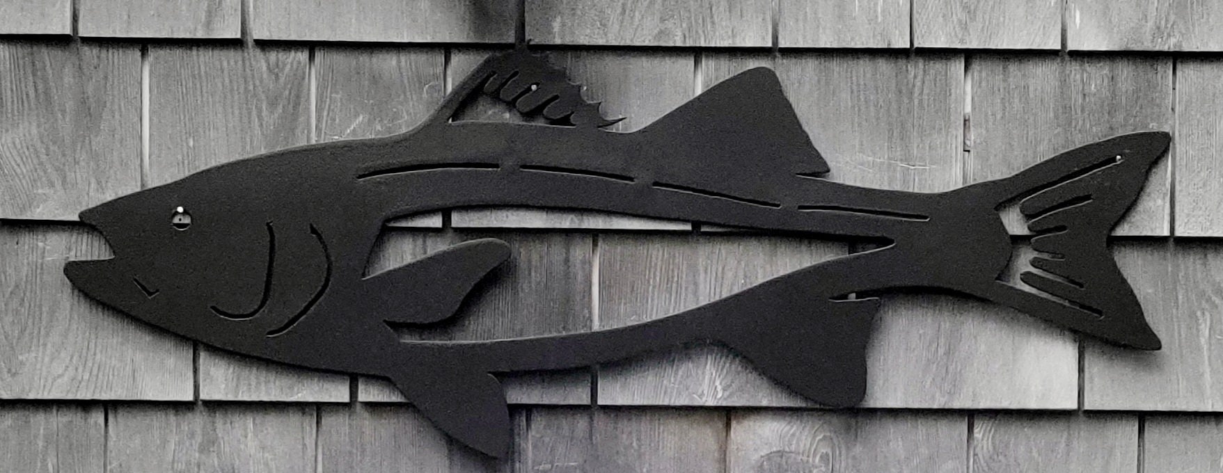 Striped Bass Wall Art 20 & 30 Hand Made Metal Etsy España