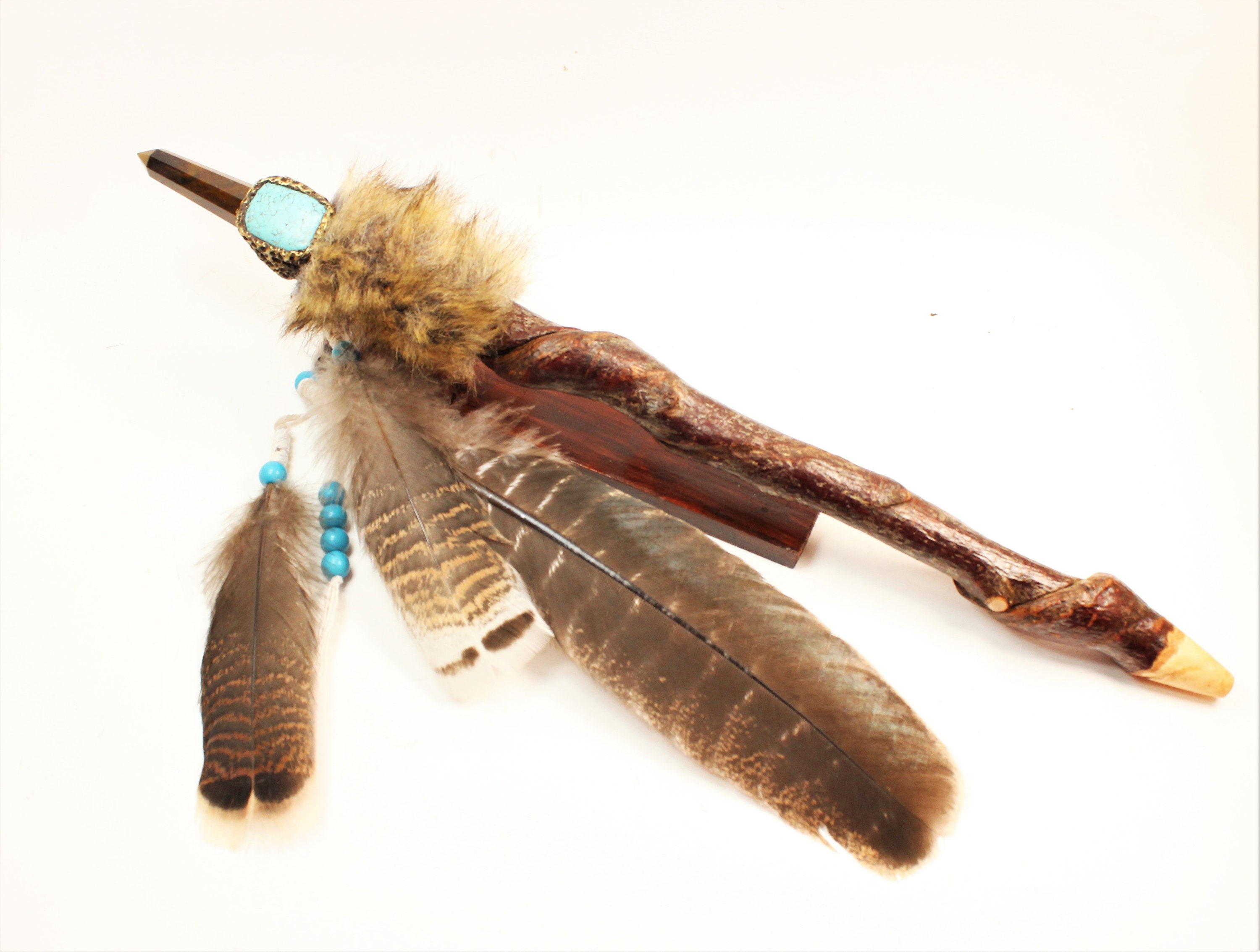 Talking stick Native American talking stick style wand Etsy