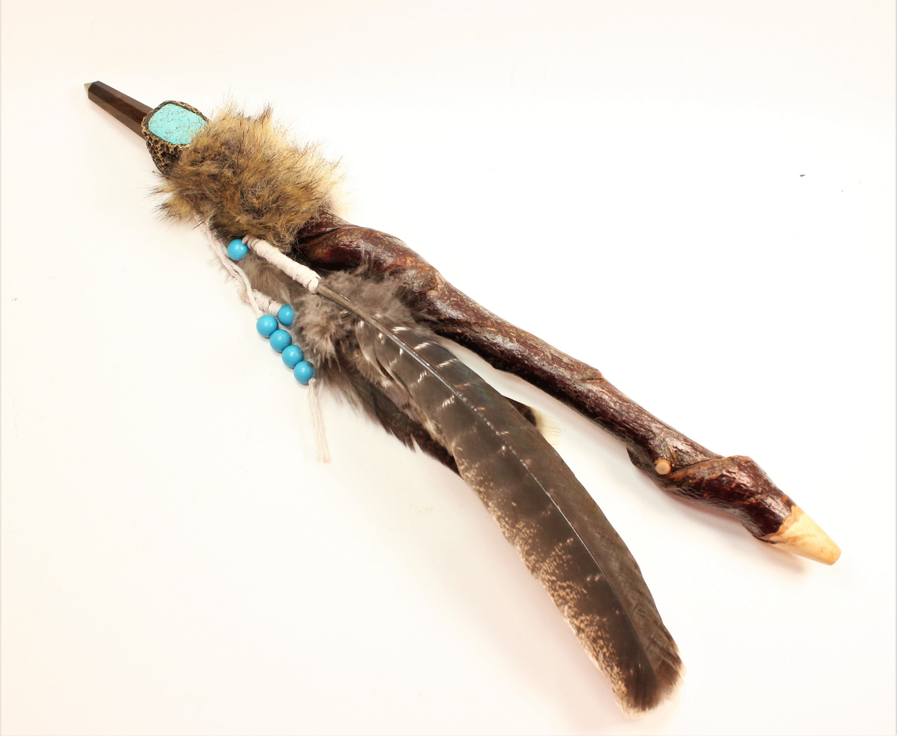 Talking stick Native American talking stick style wand Etsy