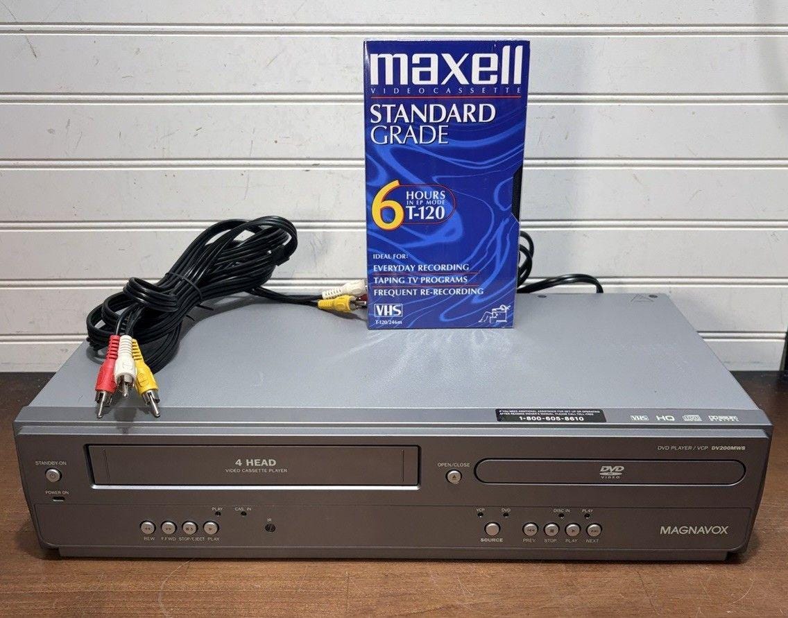Dvd Vhs Combo Player - Etsy