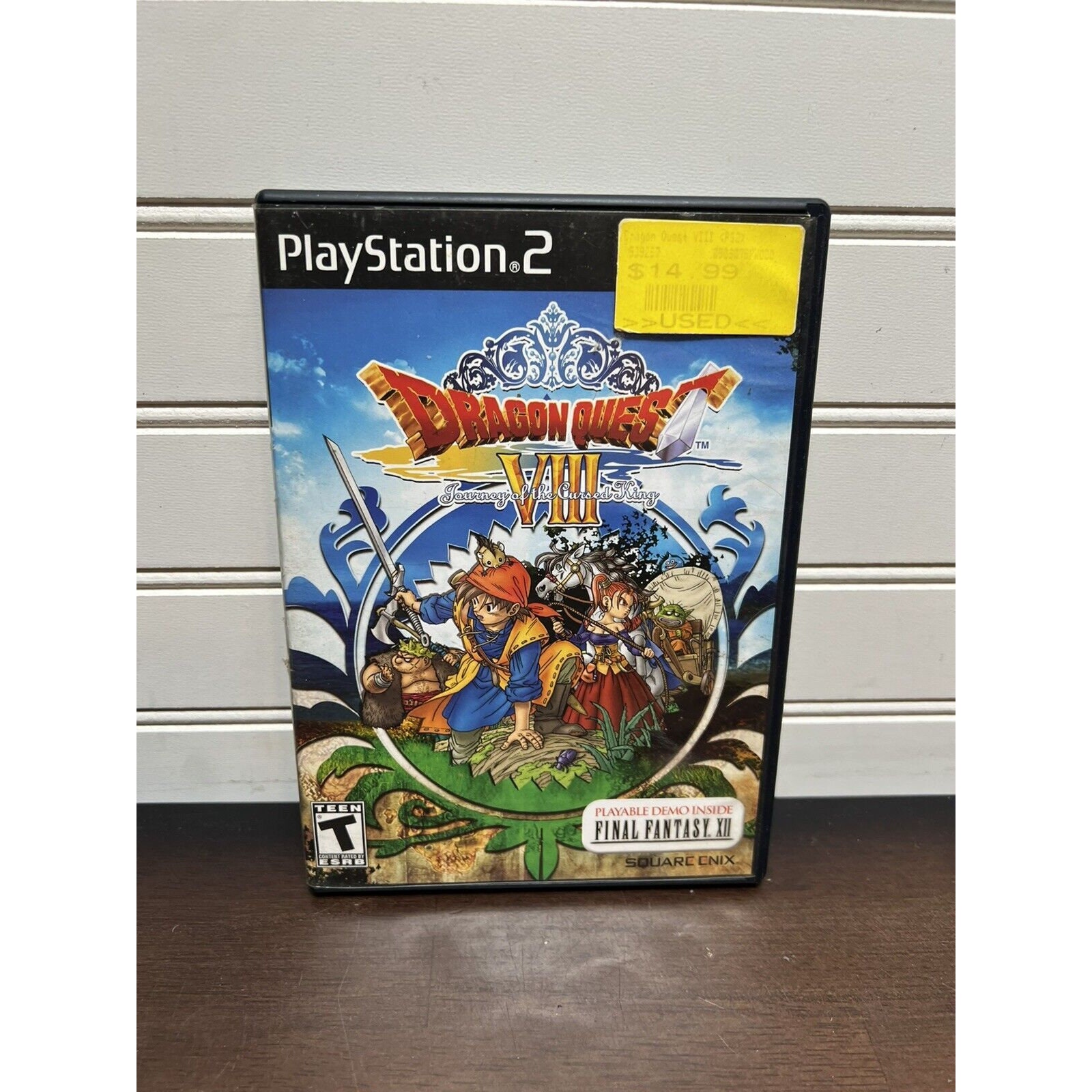 Dragon Quest VIII: Journey of the Cursed King Playstation 2 PS2 Used
