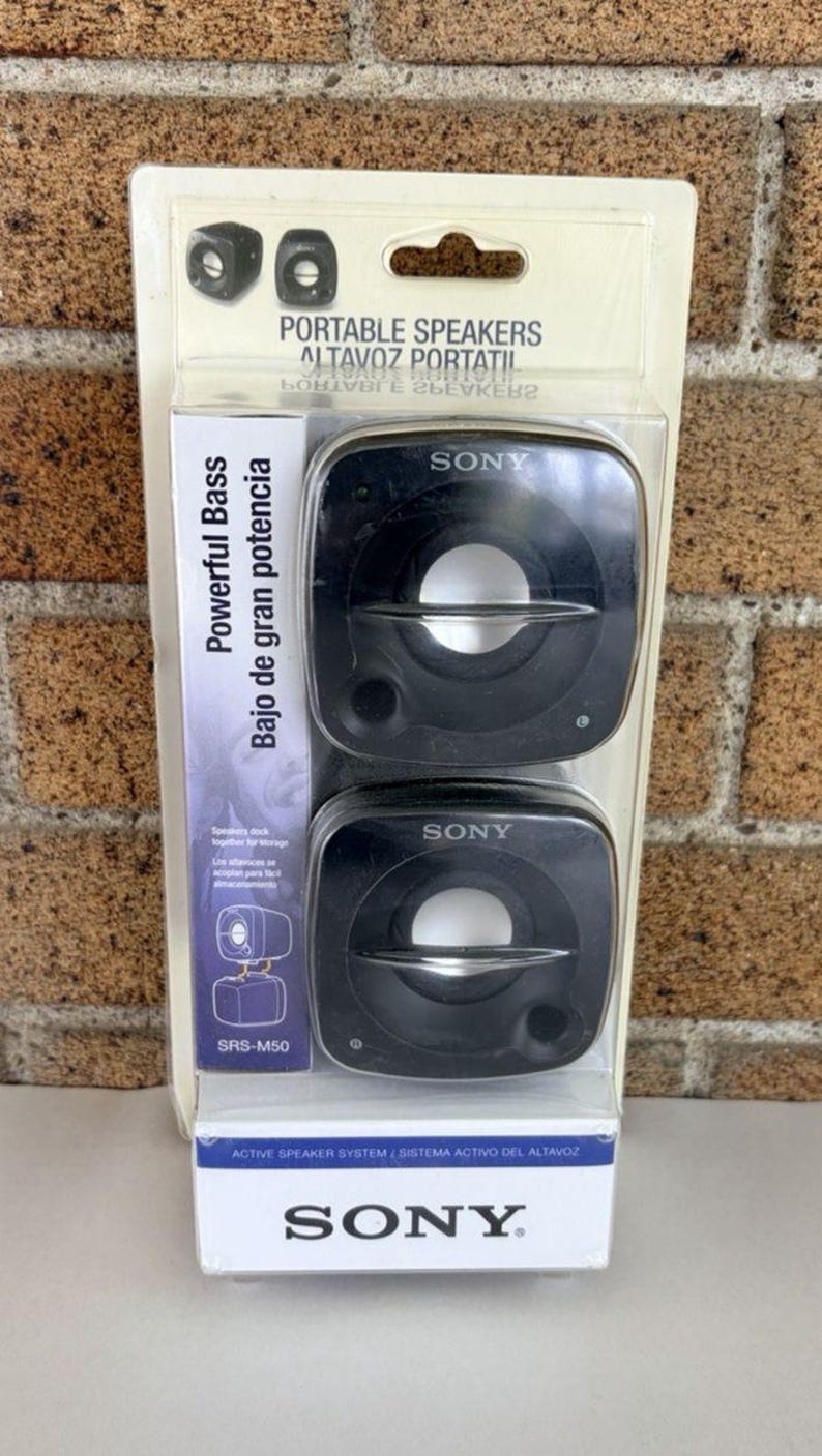 NEW old stock Sony Portable Speaker System SRS-M50 (Sealed) image 1