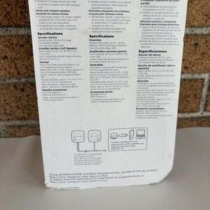 NEW old stock Sony Portable Speaker System SRS-M50 (Sealed) image 7