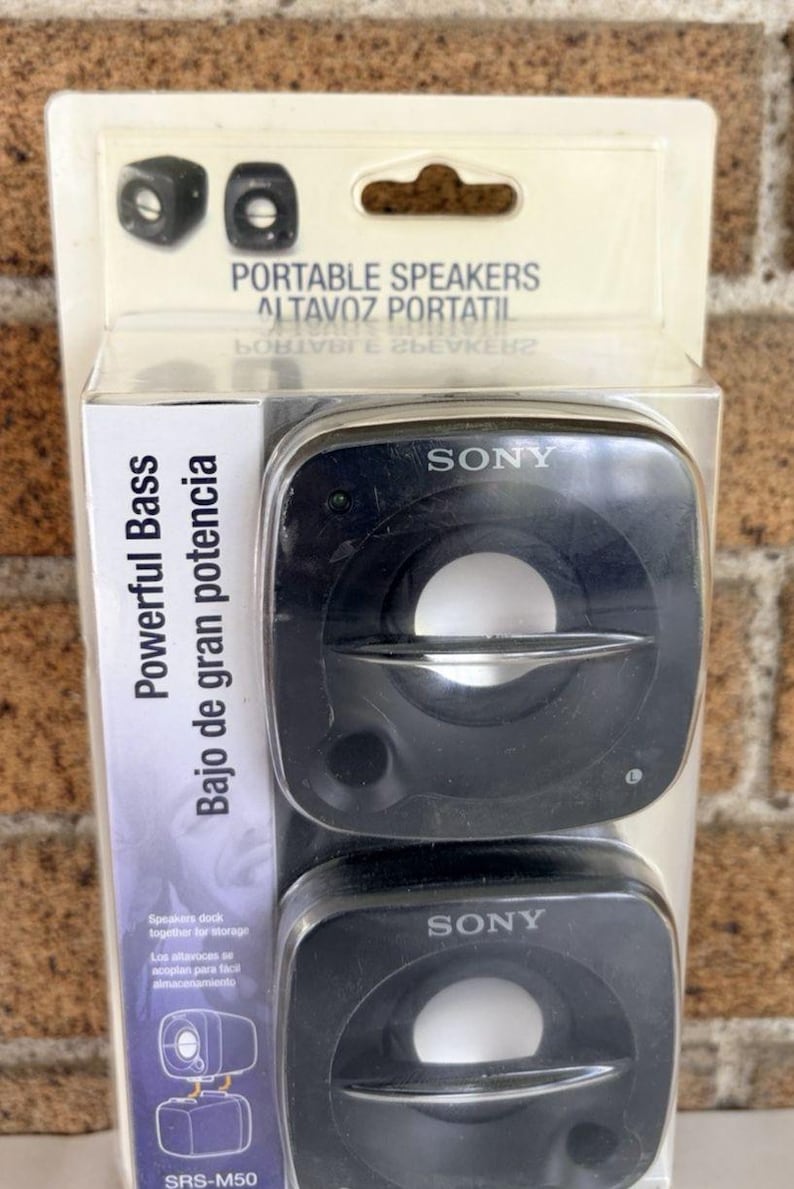 NEW old stock Sony Portable Speaker System SRS-M50 (Sealed) image 2