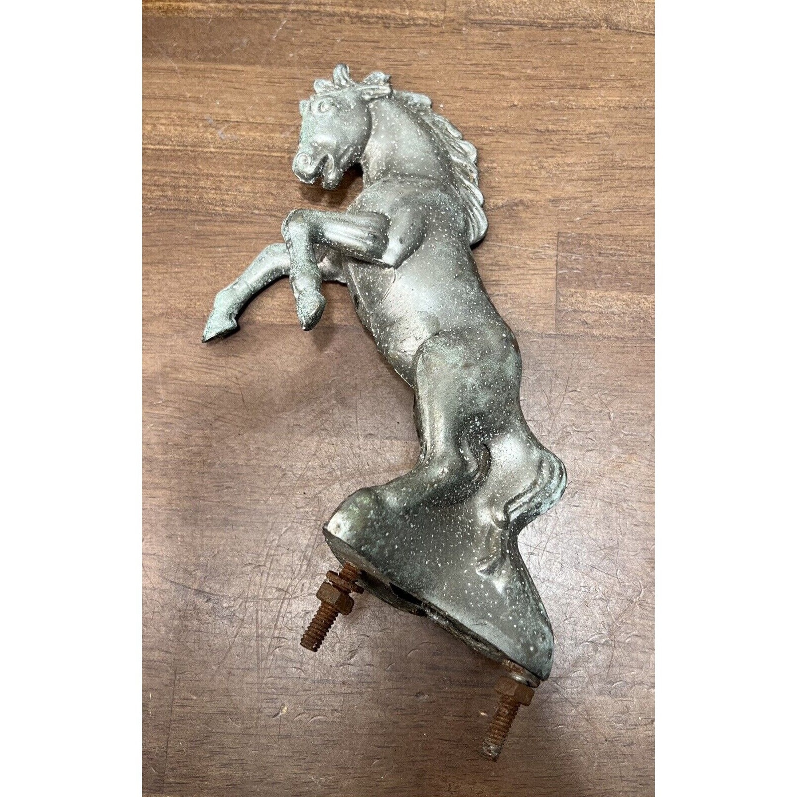 Vintage Chrome Mustang Horse Hood Ornament Bronco Stallion Car Etsy