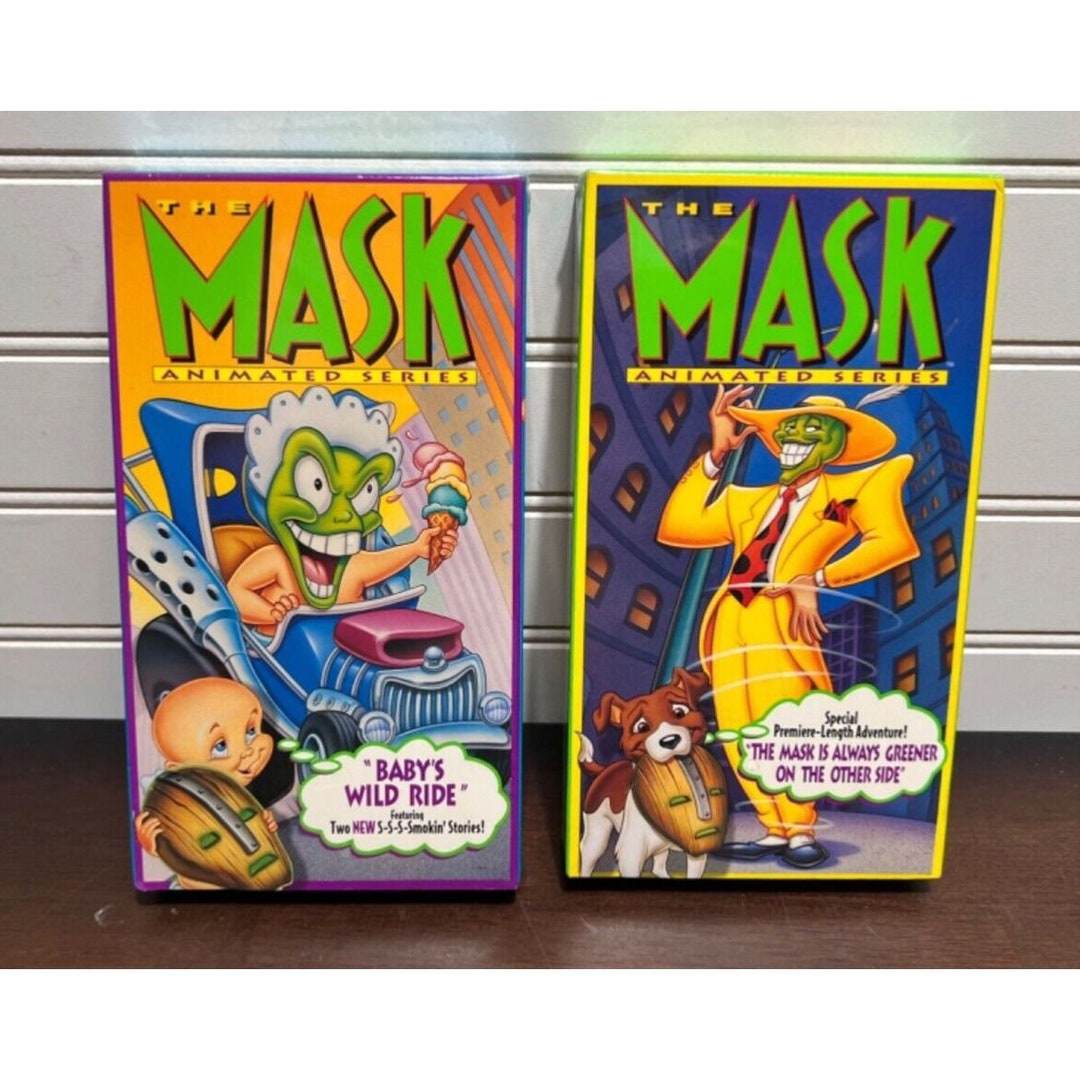 1995 the Mask the Animated Series VHS Factory Sealed New Tapes great