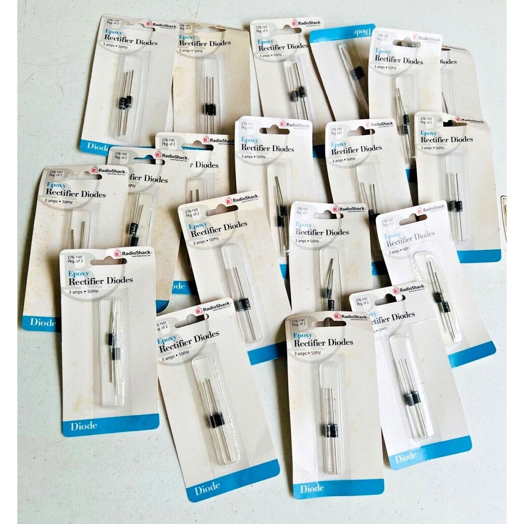 NEW Radio Shack 276-1141 Epoxy Rectifier Diodes 3 Amps NOS 19 - Etsy Israel