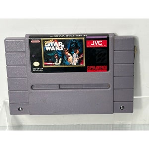SNES - Super Star Wars Super Nintendo Entertainment System Authentic tested