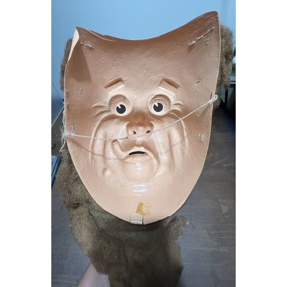 Vintage Plastic Halloween Mask Old Man with beard *Gr… Gem