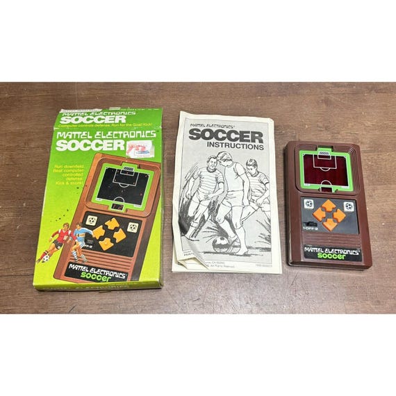 人気デザイナー VTG 1978 MATTEL Electronics 'soccer No. 1052' Handheld その他