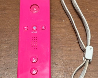 Nintendo Wii Remote Controller Pink RVL-036 MotionPlus Inside OEM Tested Working