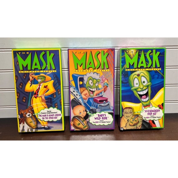 1995 the Mask the Animated Series VHS 3 Tapes Factory Sealed Etsy