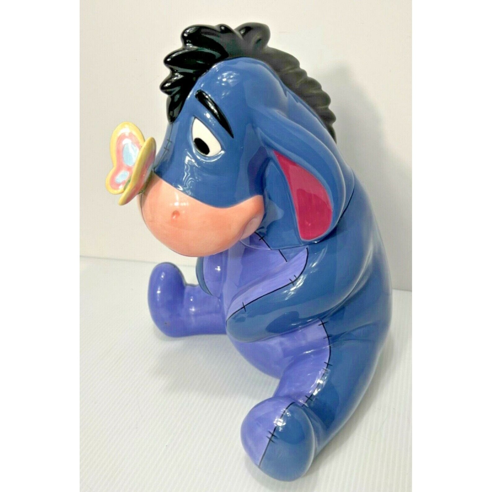 Disney Eeyore With Butterfly Cookie Jar Winnie the Pooh Etsy