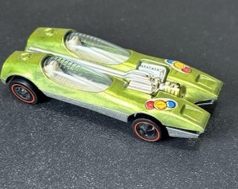 Hot Wheels Redline 1968 Lola GT-70, Green, USA Base, Original