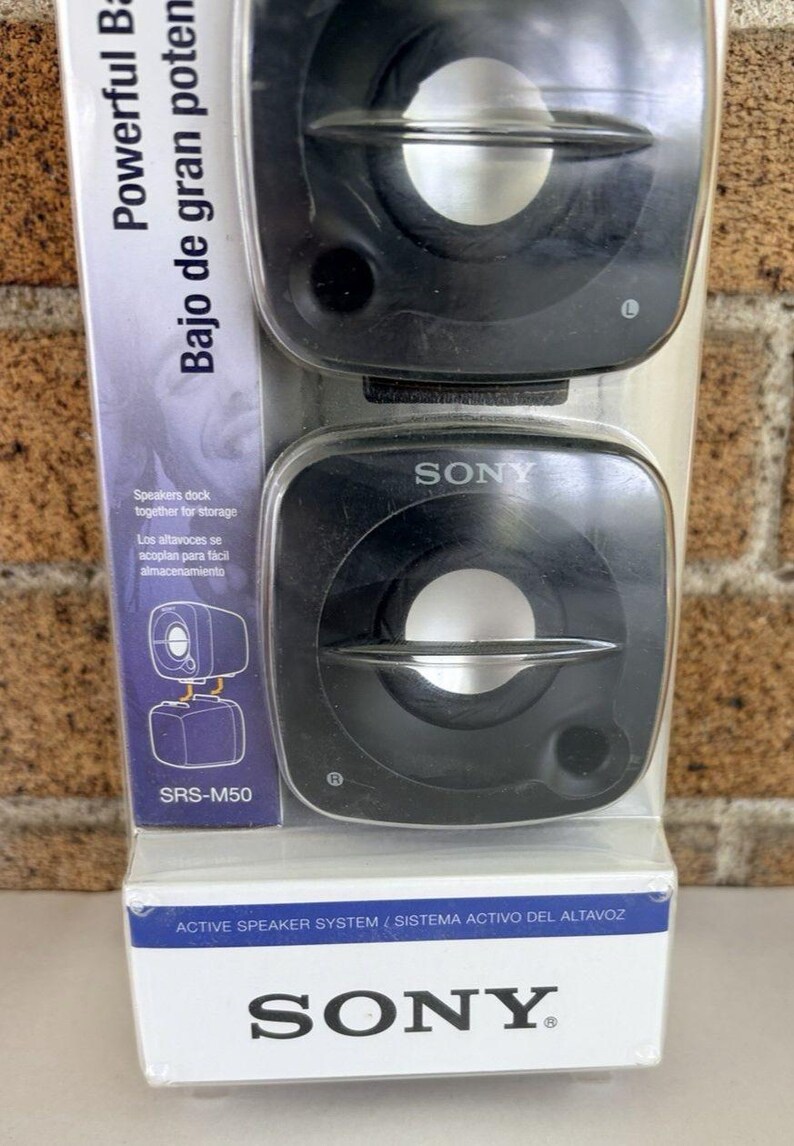 NEW old stock Sony Portable Speaker System SRS-M50 (Sealed) image 3