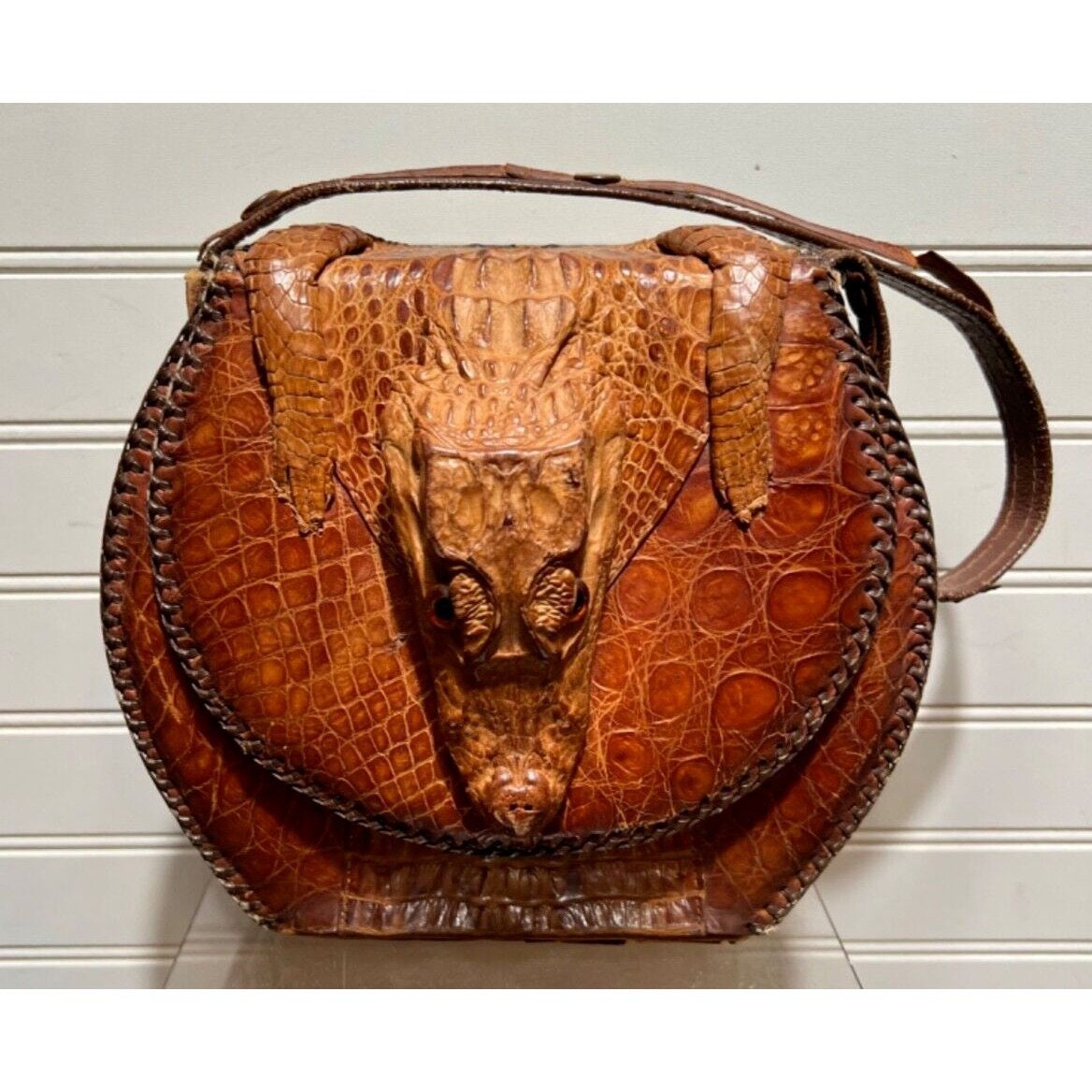 Vintage Alligator Head and Feet Purse Bag Etsy